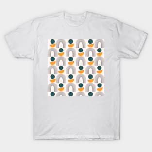 Mid century modern geometric pattern T-Shirt